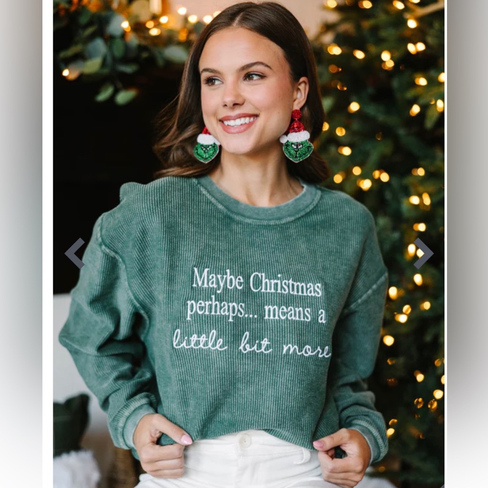Boutique Christmas sweatshirt